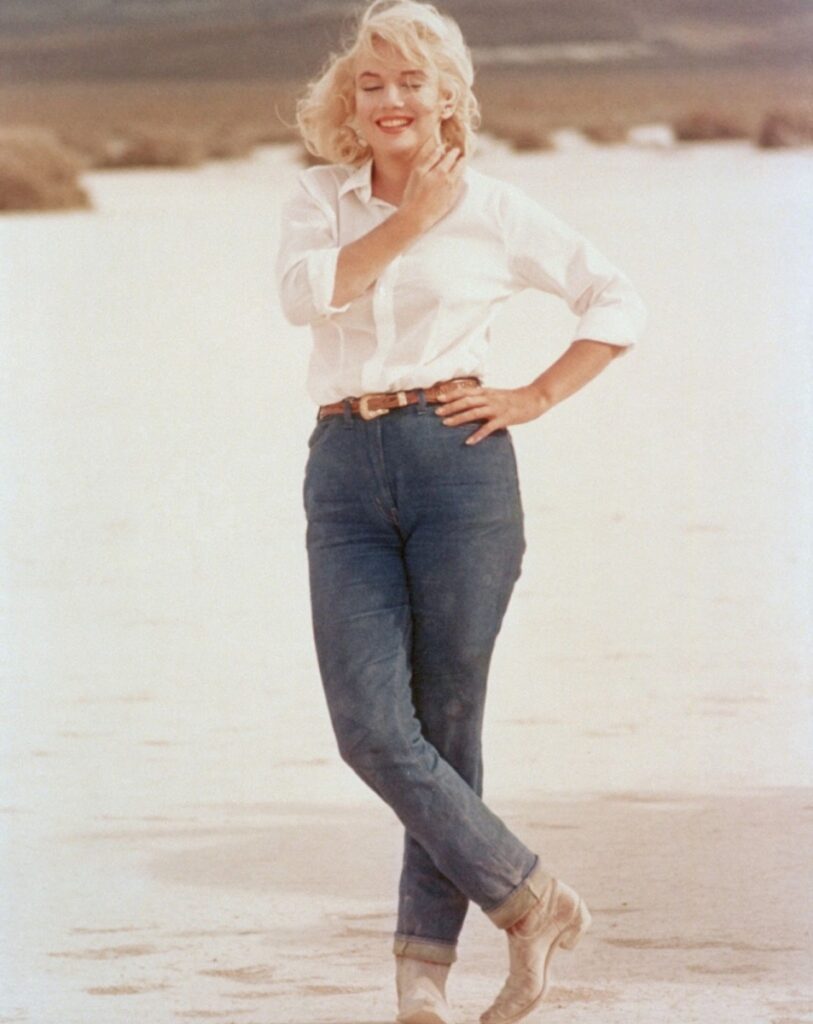 Marilyn Monroe egy Levi's farmerben