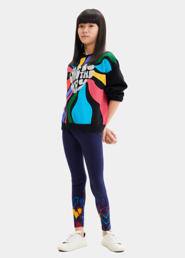 színes gyerek leggings Desigual